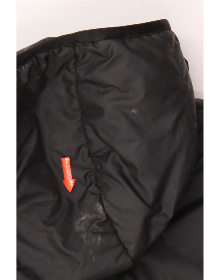 Giacca imbottita con cappuccio Adidas da ragazzo 11-12 anni in poliestere nero