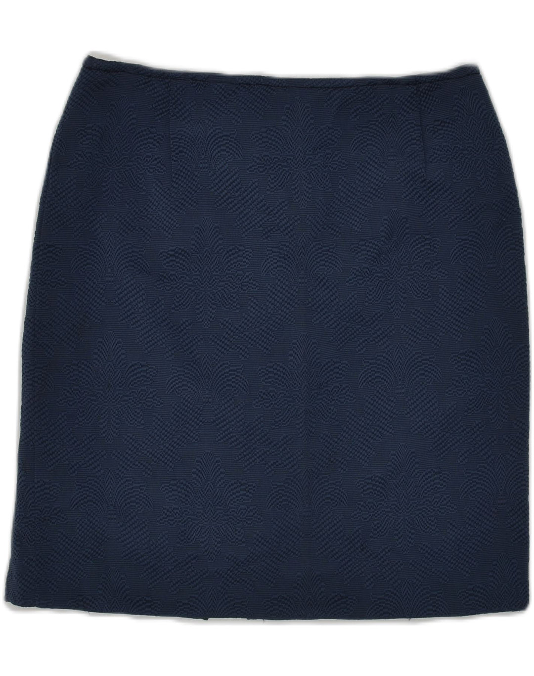 VINTAGE Womens Straight Skirt W28 Small Navy Blue Cotton | Vintage Vintage | Thrift | Second-Hand Vintage | Used Clothing | Messina Hembry 