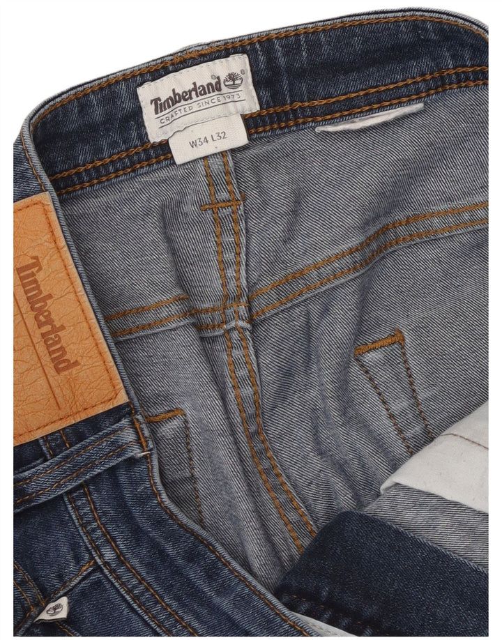 Jeans dritti da uomo Timberland W34 L32 Blu