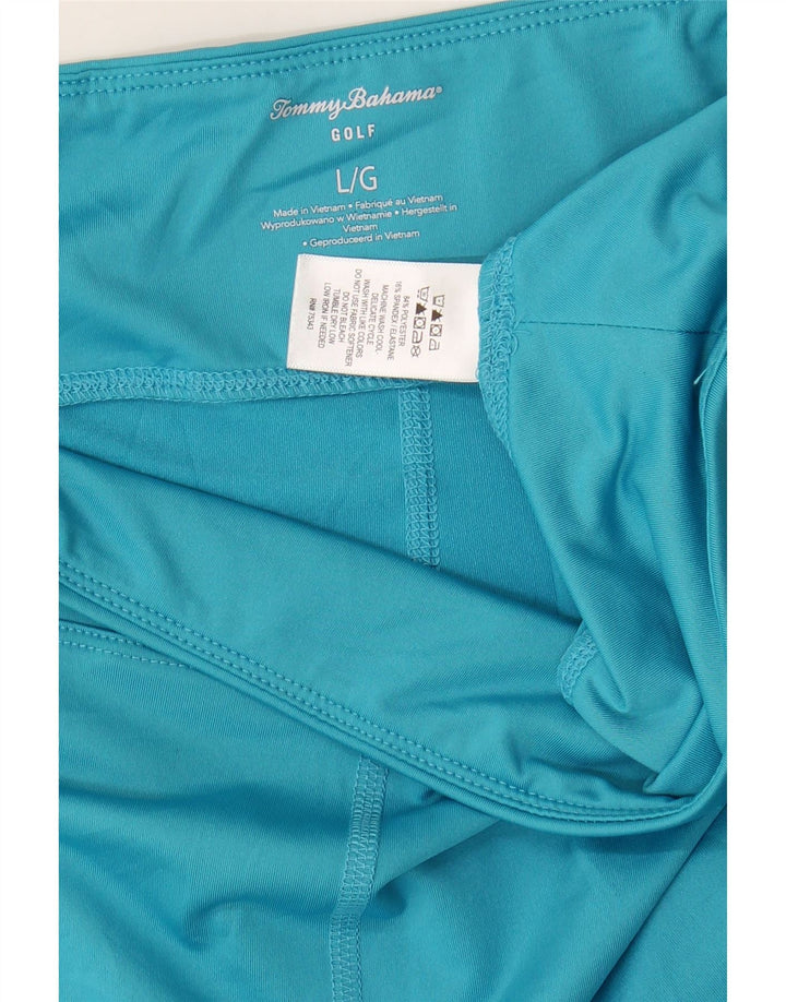 TOMMY BAHAMA Womens Golf Sport Shorts UK 16 Large Blue Polyester Vintage Tommy Bahama and Second-Hand Tommy Bahama from Messina Hembry 
