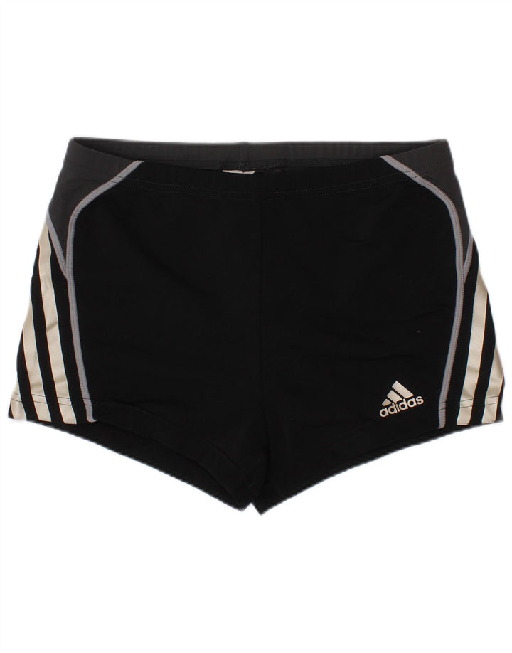 Pantaloncini sportivi ADIDAS da ragazzo 15-16 anni in poliestere nero