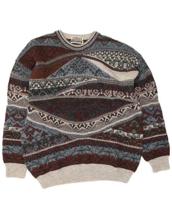 Maglione girocollo da uomo College By Marcazzani IT 52 Large multicolore