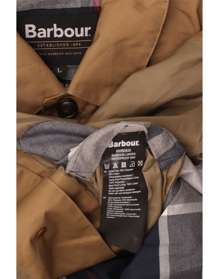 Cappotto da uomo Barbour UK 40 Large Beige Poliestere