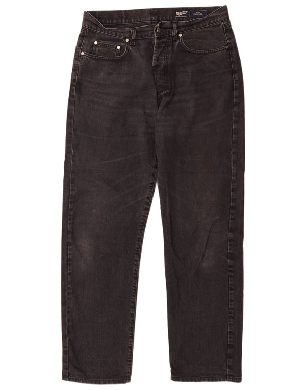 Jeans dritti Dakota da uomo GAS W34 L32 cotone nero