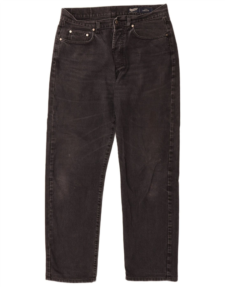 Jeans dritti Dakota da uomo GAS W34 L32 cotone nero