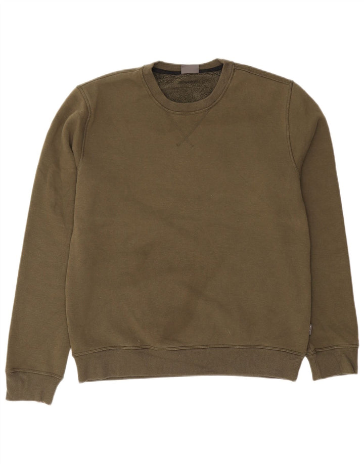 Felpa da uomo Eddie Bauer in cotone medio kaki