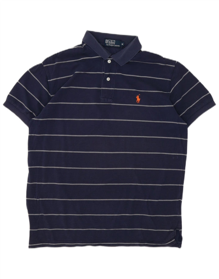POLO RALPH LAUREN Polo da uomo a righe blu navy medie