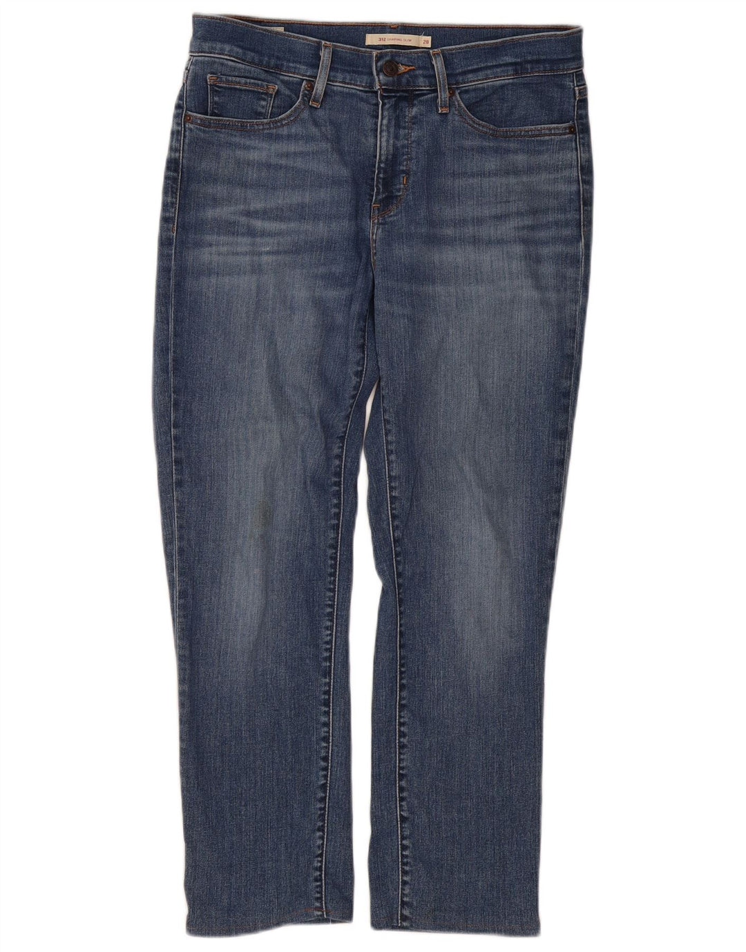 Levi's Donna 312 Shaping Slim Jeans W28 L26 Cotone Blu