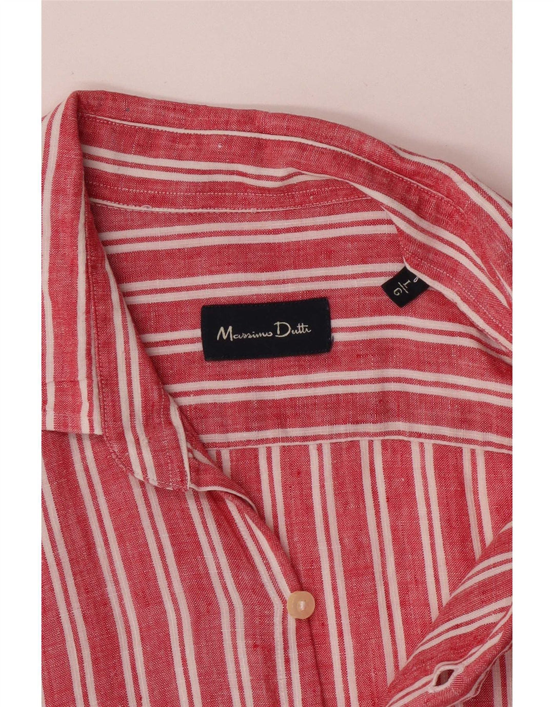 Camicia da uomo Massimo Dutti a righe rosse grandi