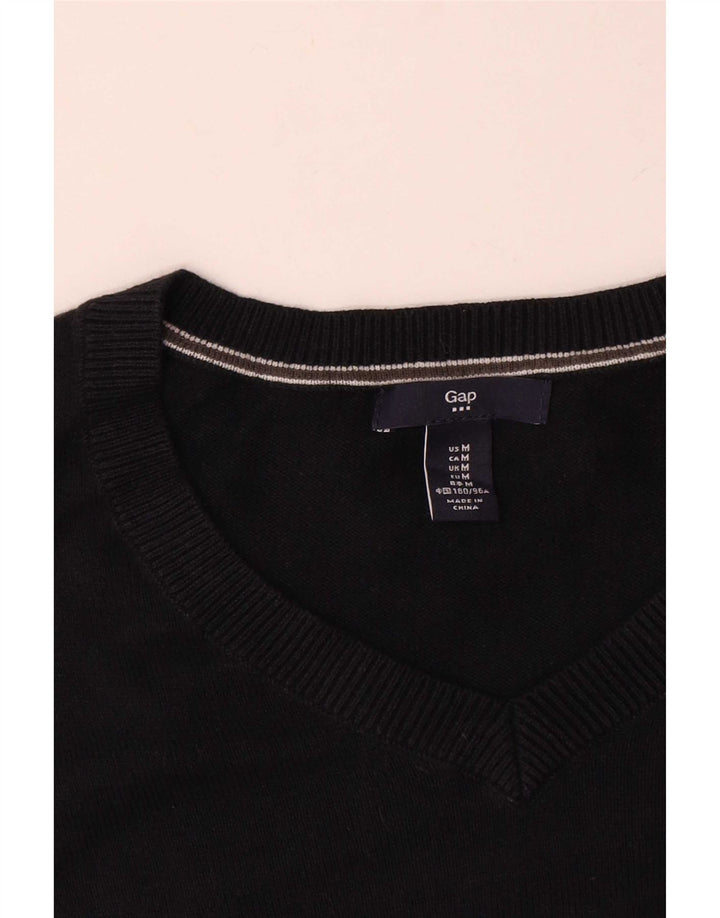 Maglione da uomo con scollo a V Gap in cotone medio blu navy
