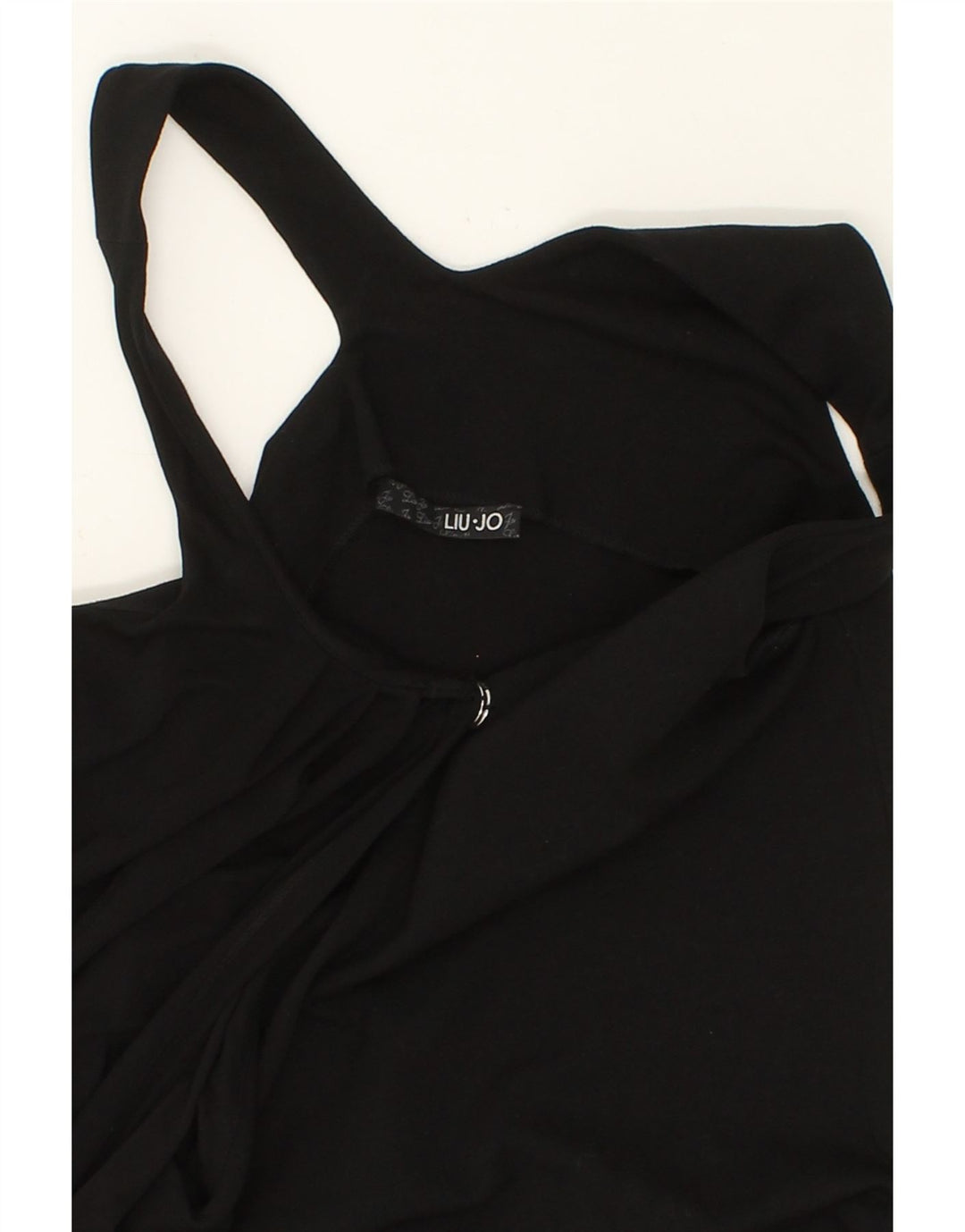 LIU JO Womens A-Line Dress IT 40 Small Black Viscose Vintage Liu Jo and Second-Hand Liu Jo from Messina Hembry 