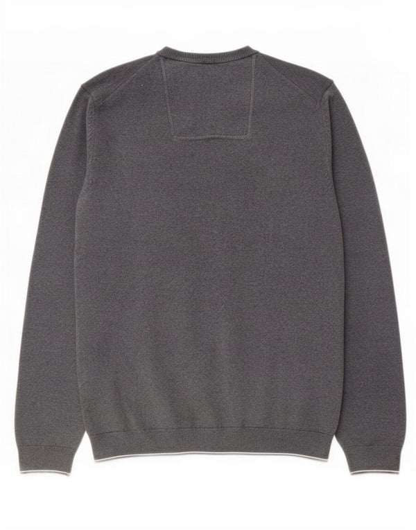 Maglione maglione girocollo da uomo Hugo Boss grigio medio