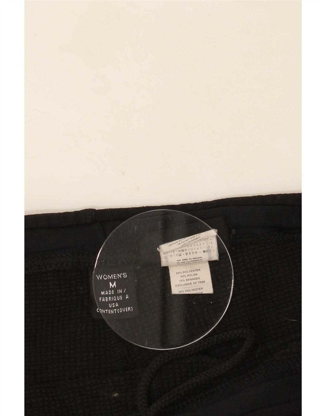 Leggings da donna Patagonia UK 14 poliestere nero medio
