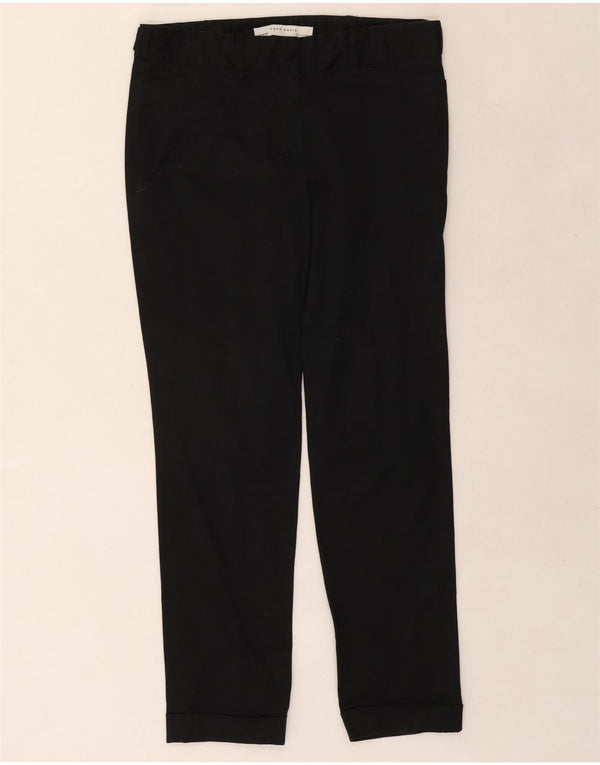 Pantaloni casual slim da donna Zara EU 36 XS W26 L27 cotone nero