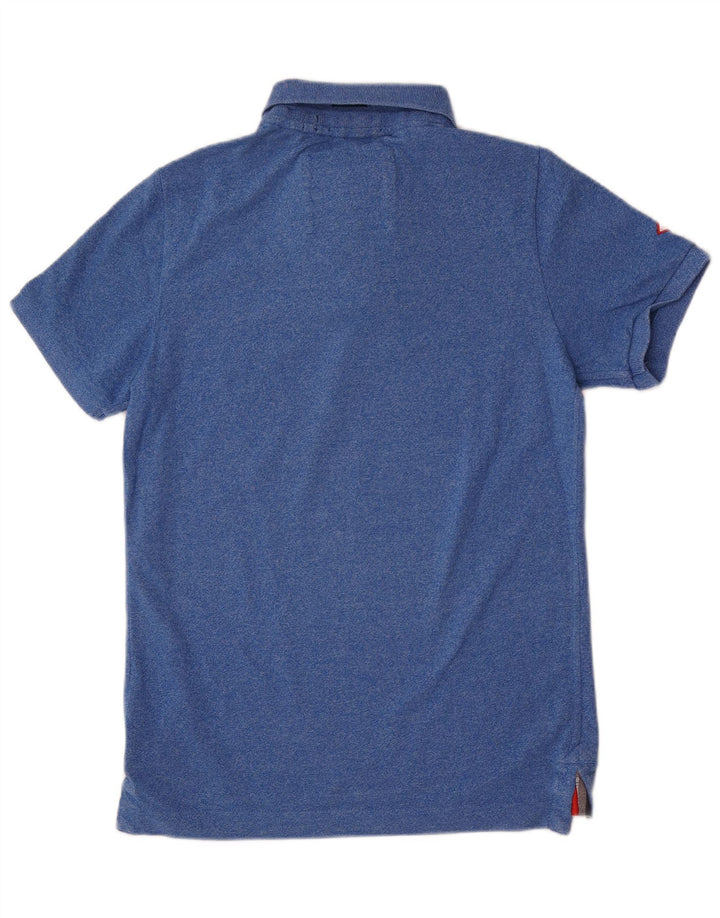 Polo da uomo Superdry grande in cotone blu classico