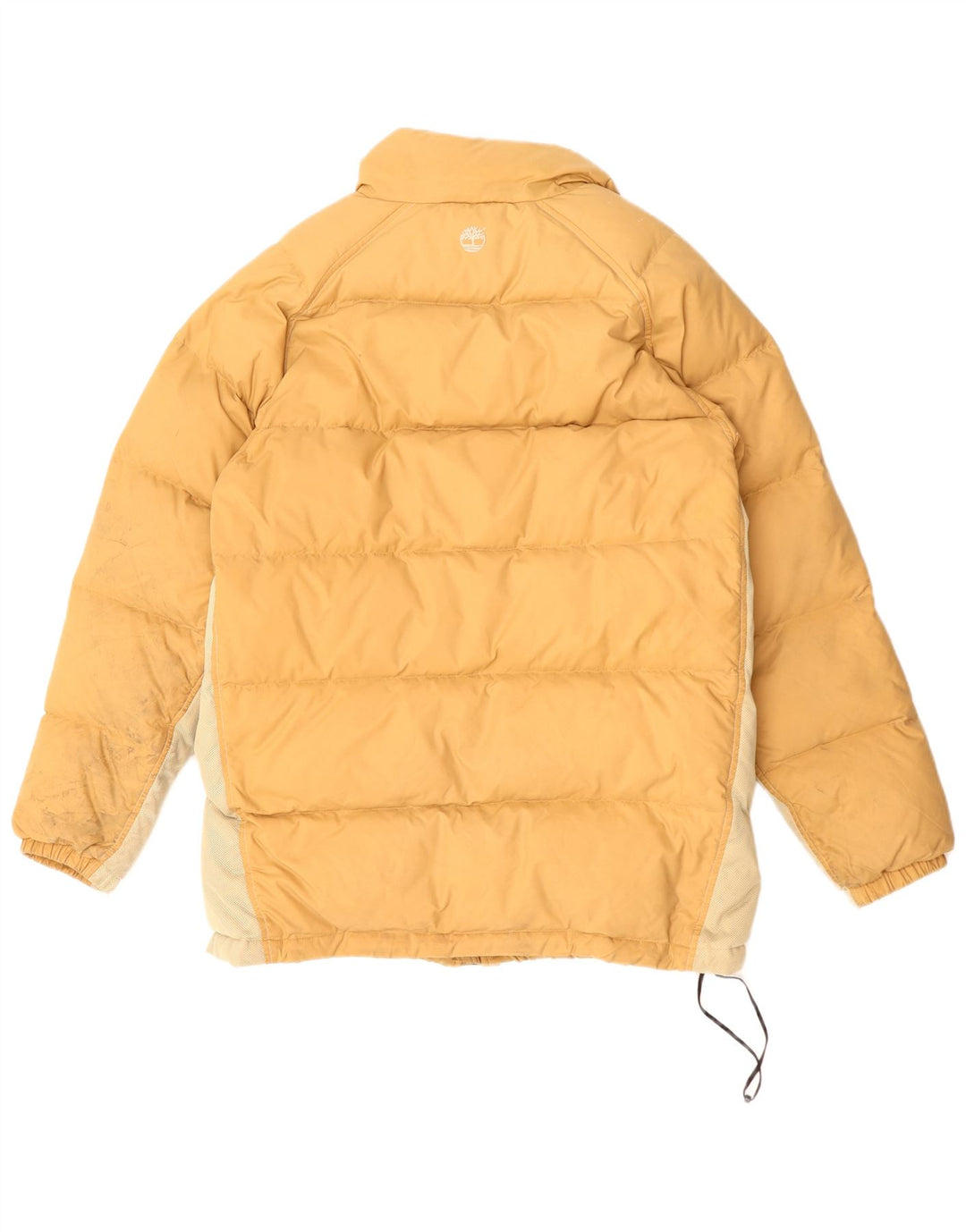 Giacca imbottita oversize da uomo Timberland Weathergear UK 36 piccola gialla