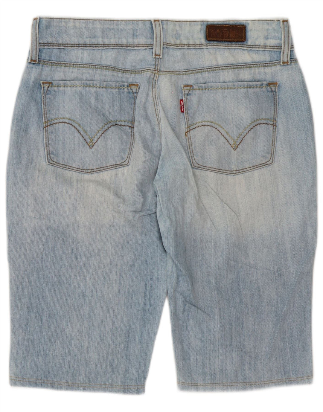 Pantaloncini di jeans slim fit 571 da donna Levi's W31 cotone blu medio