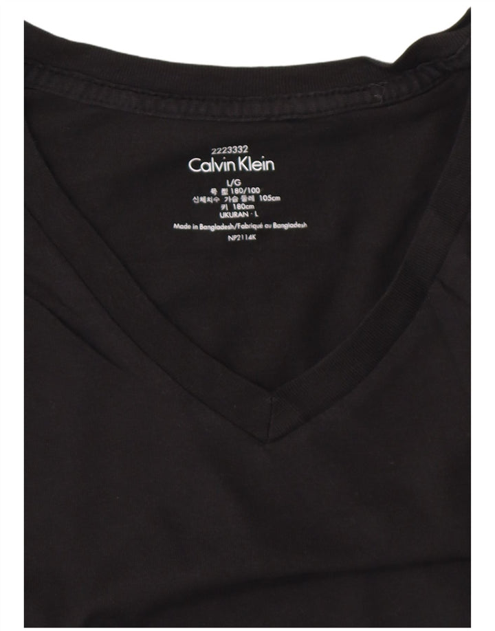 CALVIN KLEIN T-shirt da uomo grande grande nera