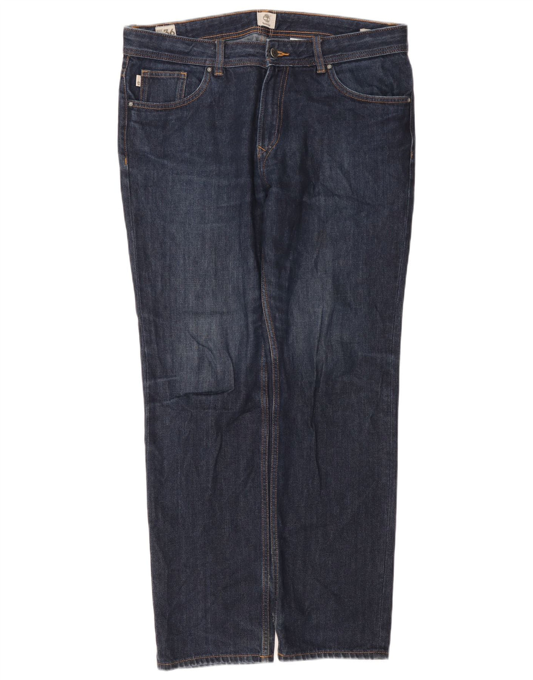 Jeans dritti da uomo Timberland W36 L31 cotone blu navy