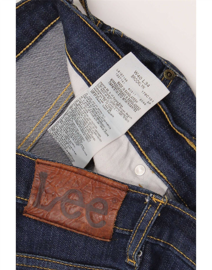 Jeans dritti da uomo Lee Brooklyn W40 L27 cotone blu