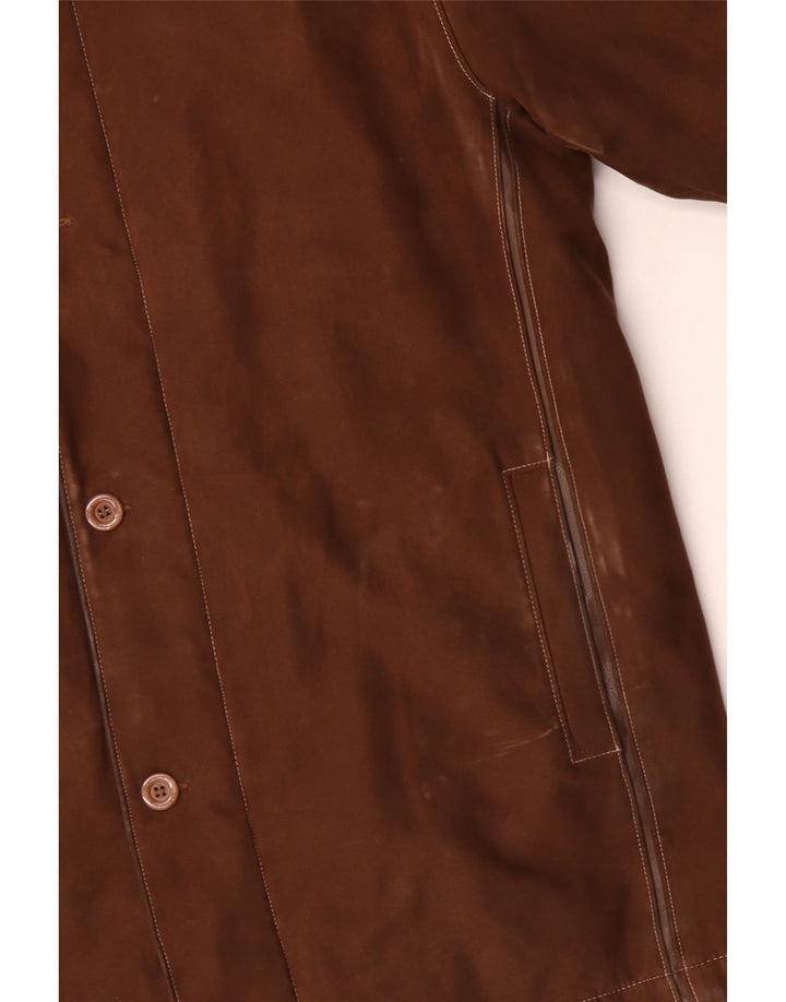 Giacca a vento vintage da uomo EU 56 3XL Marrone