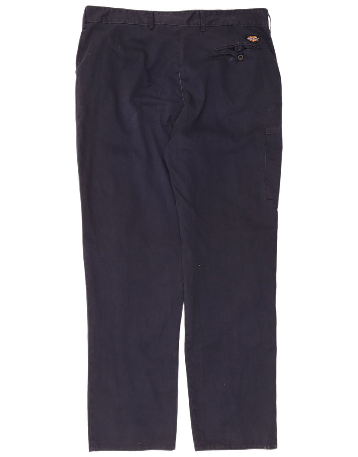 Dickies Pantaloni cargo dritti Redhawk da uomo W42 L33 poliestere blu navy