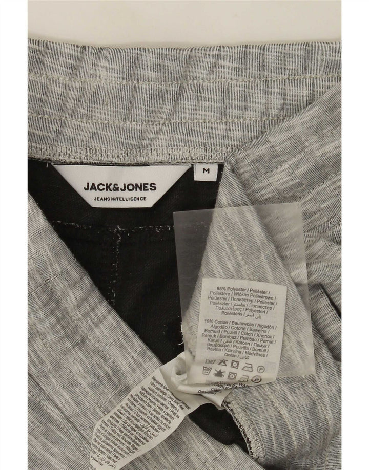 Pantaloncini sportivi da uomo Jack & Jones Poliestere chiazzato grigio medio