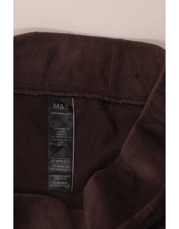 Marks & Spencer Leggings da donna UK 12 Cotone marrone medio