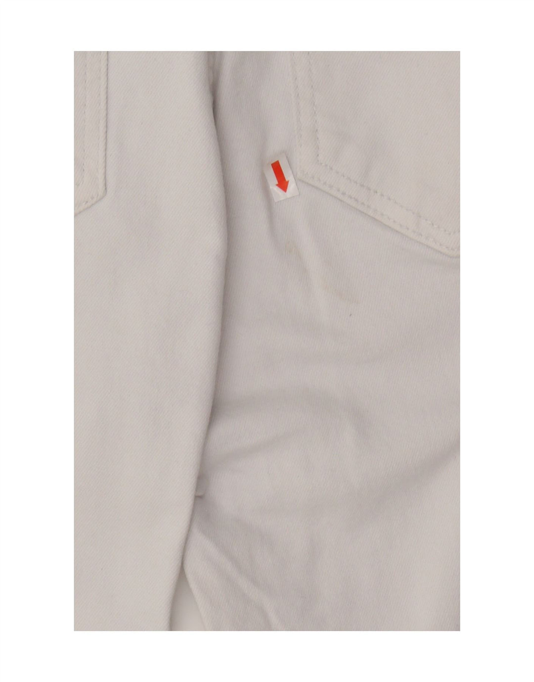 ZARA Womens Cropped Jeans EU 38 Small W28 L25 White Vintage Zara and Second-Hand Zara from Messina Hembry 