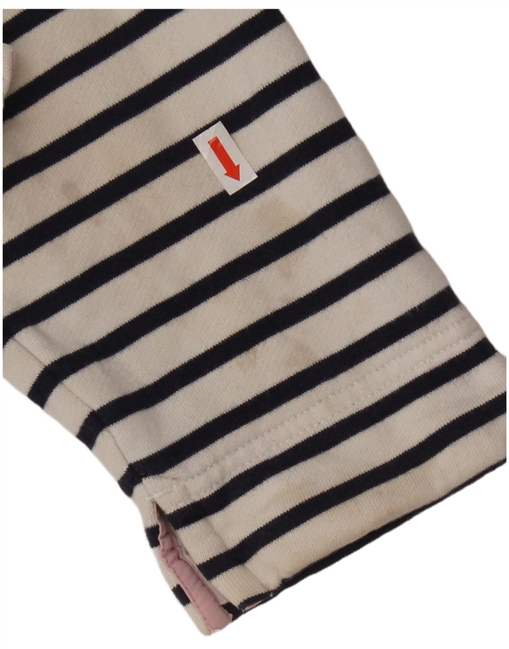 Crew Clothing Felpa da donna Maglione UK 12 Medium Navy Blue Striped