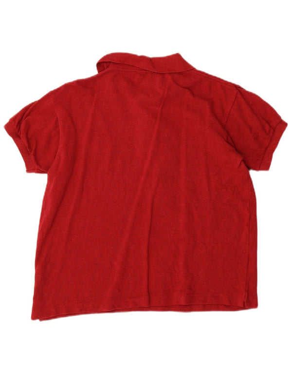 Polo da uomo Lacoste taglia 2 XS in cotone rosso
