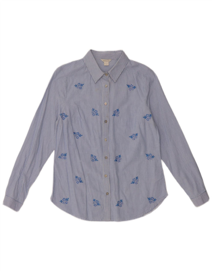 Camicia da donna Monsoon UK 8 Piccolo cotone floreale blu