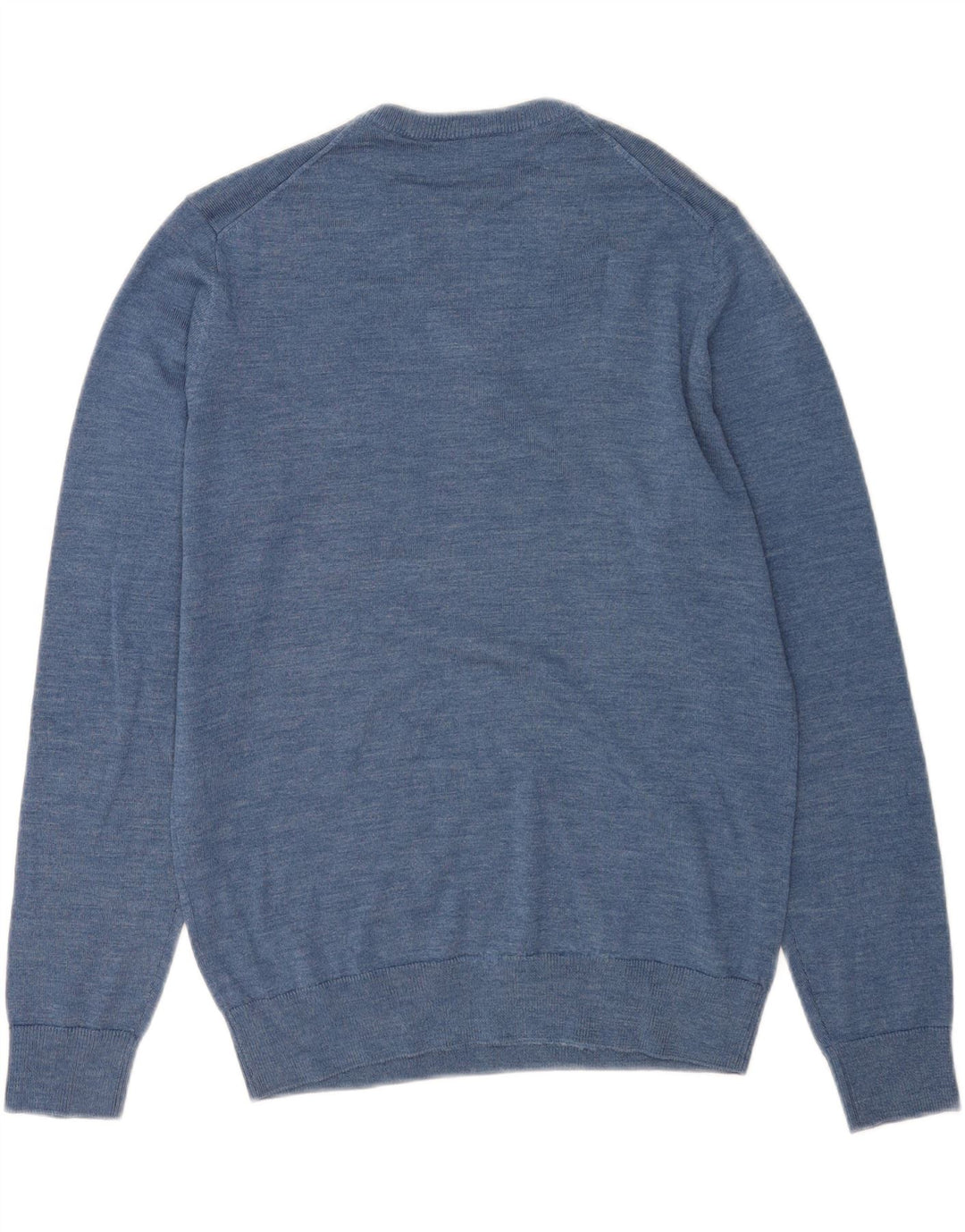 Maglione maglione da uomo con scollo a V Lacoste taglia 4 lana blu medio