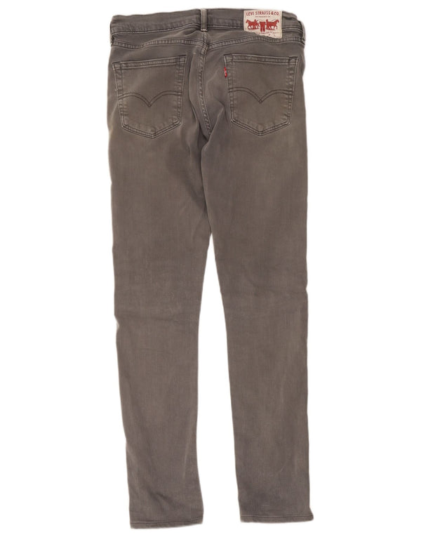 Jeans skinny da uomo Levi's W32 L34 cotone grigio