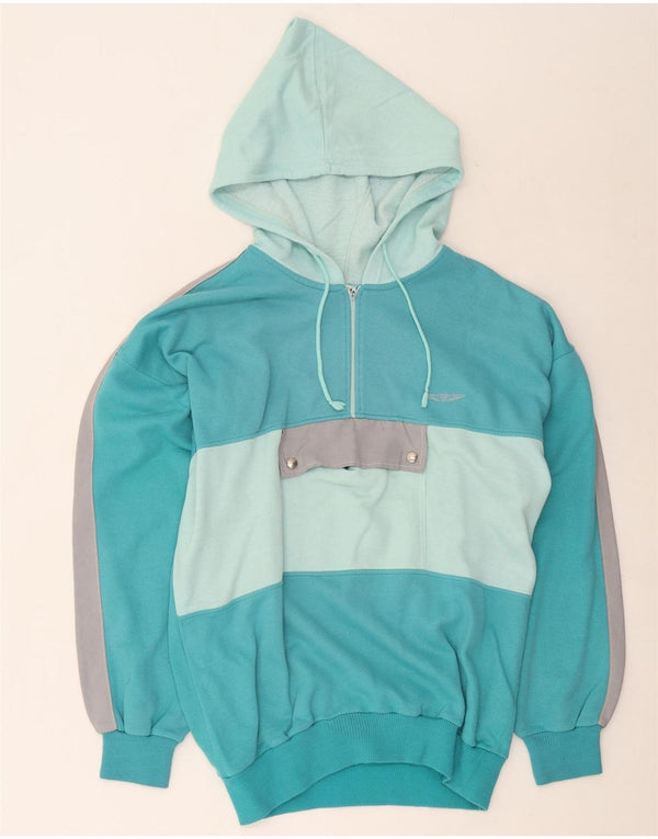 Maglione con cappuccio e zip da uomo F.LLI Campagnolo IT 52 Large Blue Colourblock