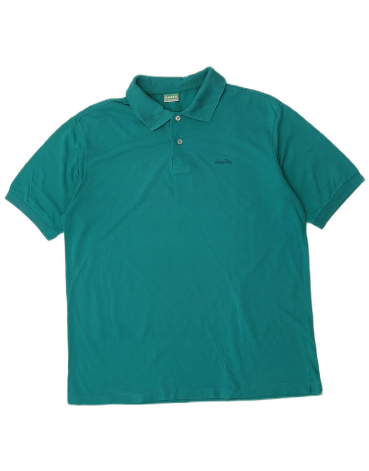 Polo Uomo DIADORA XL Verde Cotone