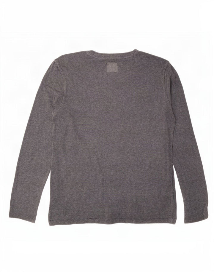 Levi's Maglia da uomo a maniche lunghe in cotone grigio medio