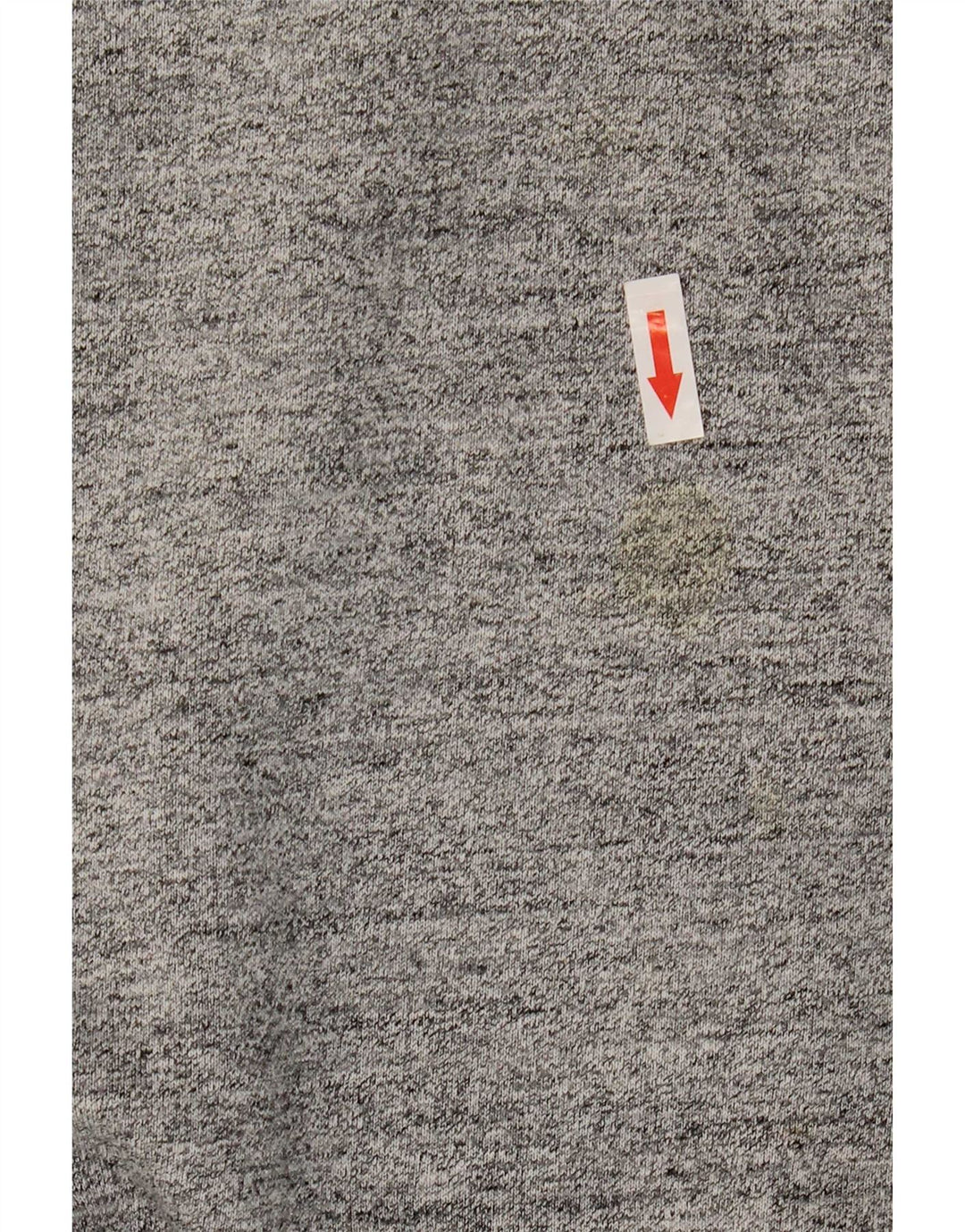 Felpa da uomo con collo con zip Superdry, maglione grande, cotone grigio
