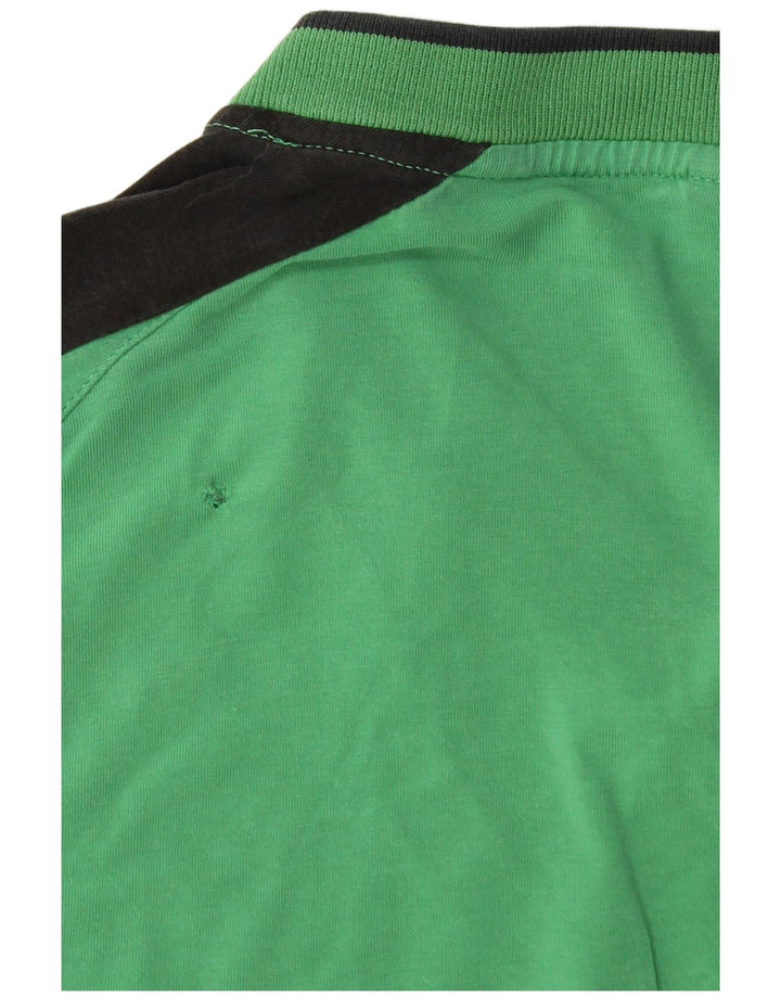T-shirt grafica da uomo NIKE Top UK 39/41 Colorblock verde medio