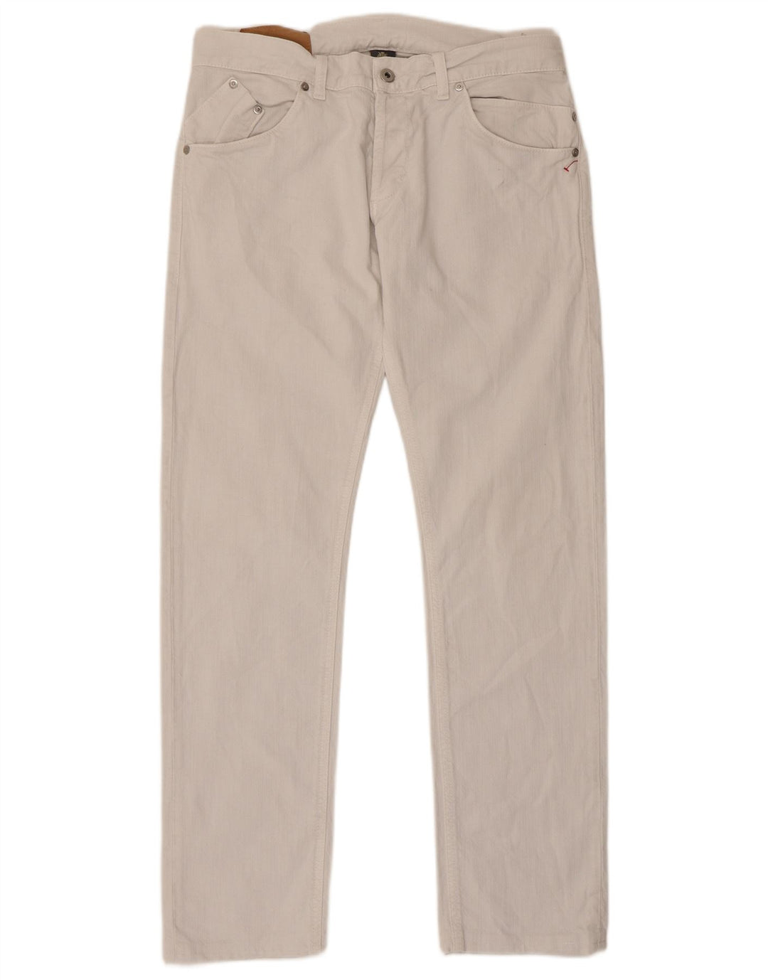 Jeans dritti Sam da uomo Dondup W34 L32 cotone bianco