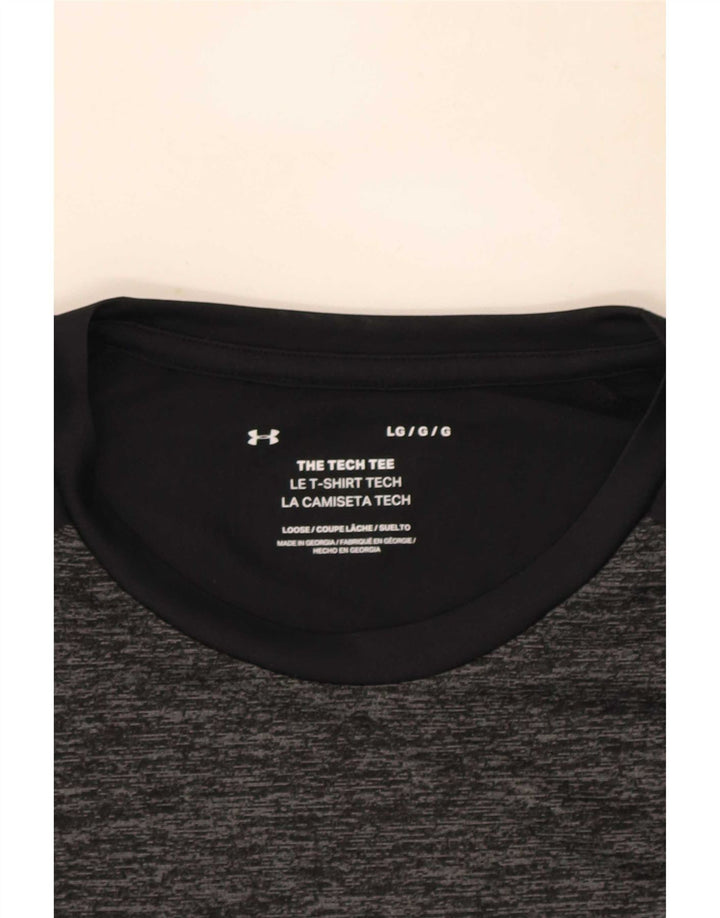 T-shirt da uomo Under Armour Top grande grigio screziato