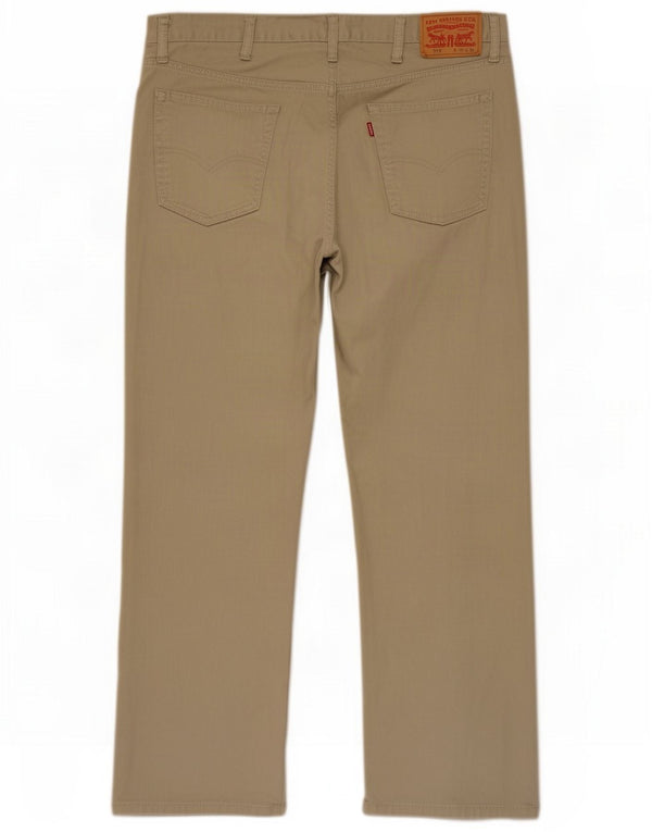 Levi's Uomo 514 Pantaloni casual dritti W40 L30 Cotone kaki