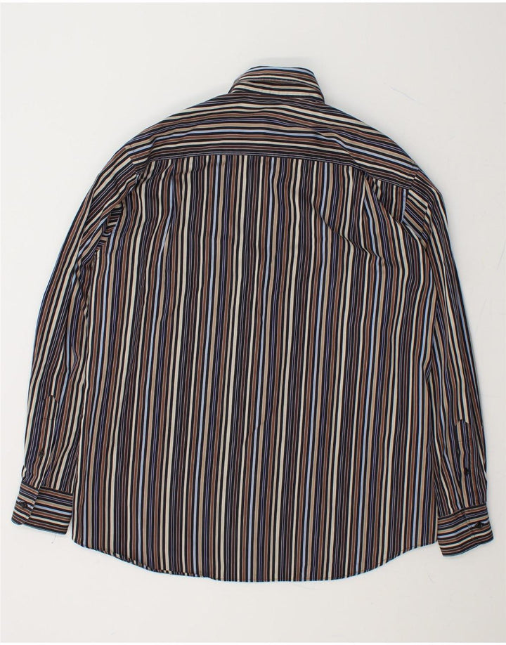 PAUL & SHARK Mens Shirt Size 40 Medium Multicoloured Striped Cotton Vintage Paul & Shark and Second-Hand Paul & Shark from Messina Hembry 