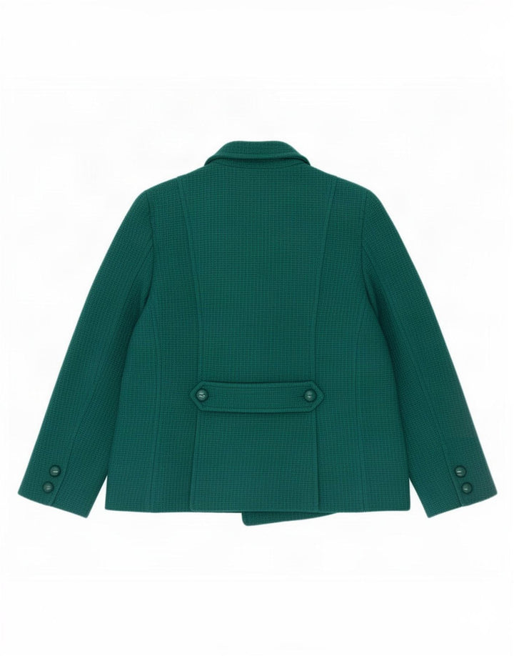 Cappotto da marinaio da donna Hobbs UK 14 grande lana verde