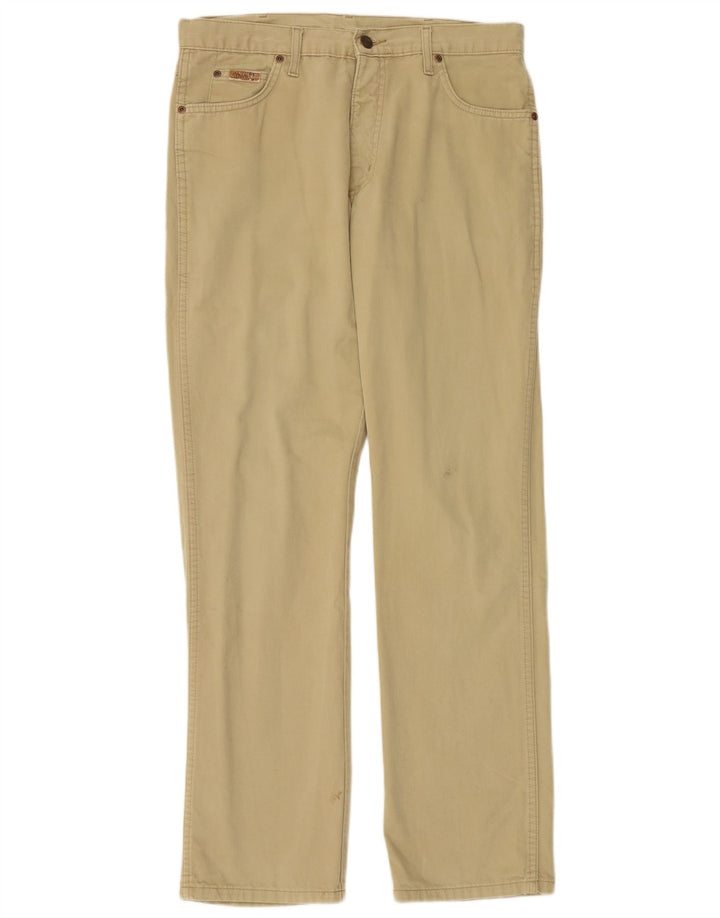 WRANGLER Pantaloni casual dritti da uomo Texas W34 L32 in cotone beige