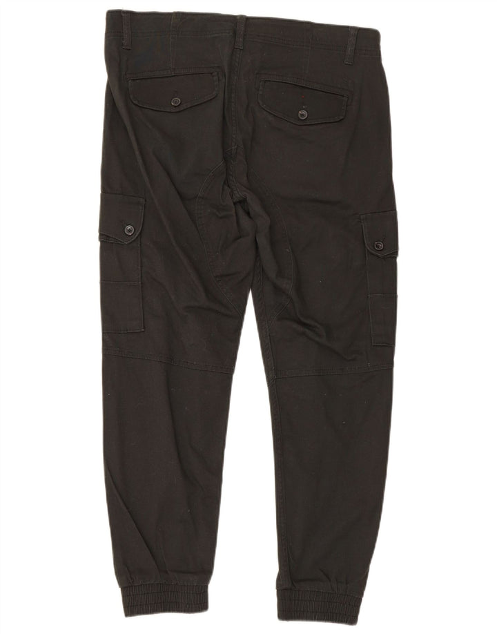 Pantaloni cargo da jogging da uomo Jack & Jones W34 L30 neri
