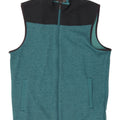 Giacca da ginnastica senza maniche da uomo Under Armour, colore verde medio
