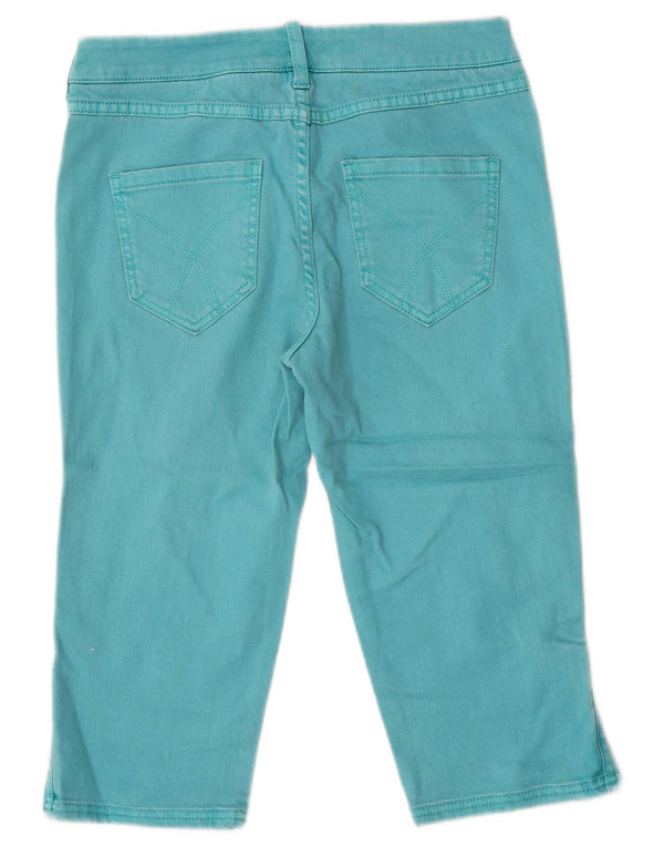 Crew Clothing Pantaloncini di jeans Bermuda da donna UK 8 Small W28 Blu