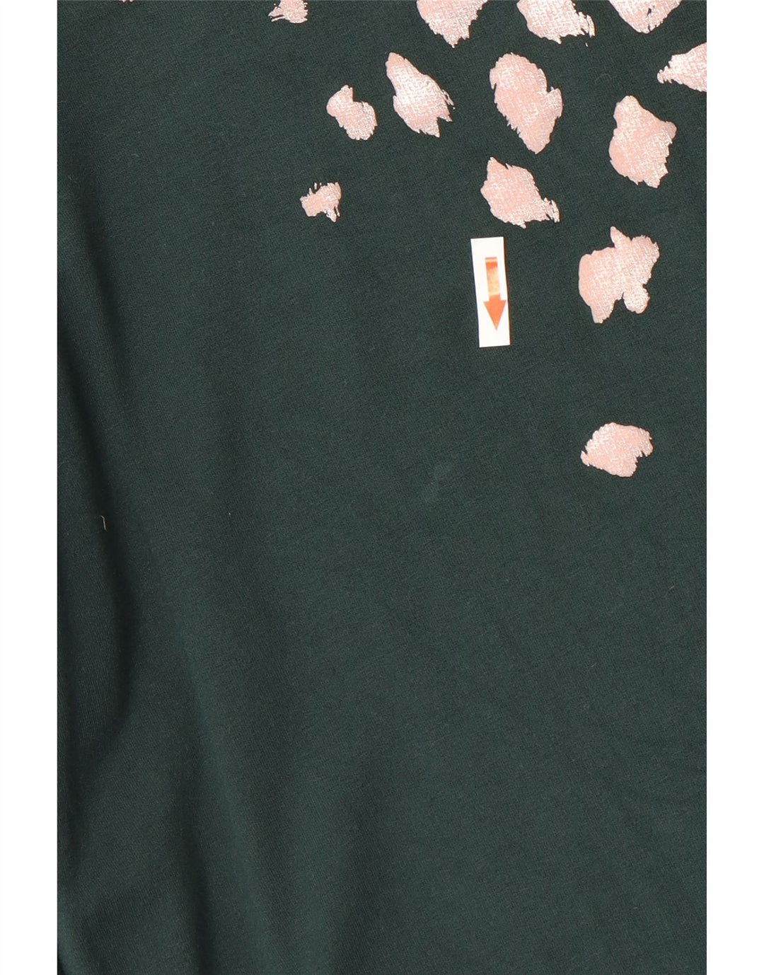 Felpa oversize da donna Oasis, maglione UK 10, piccola stampa animale verde