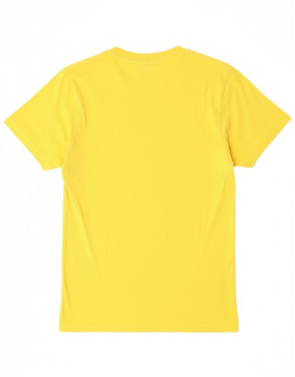 T-shirt grafica da donna Vans UK 6 XS cotone giallo